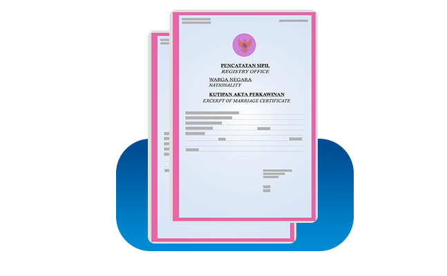 Icon Akta Pencatatan Sipil - Layanan Akta Perkawinan dan Perceraian Disdukcapil Jayawijaya